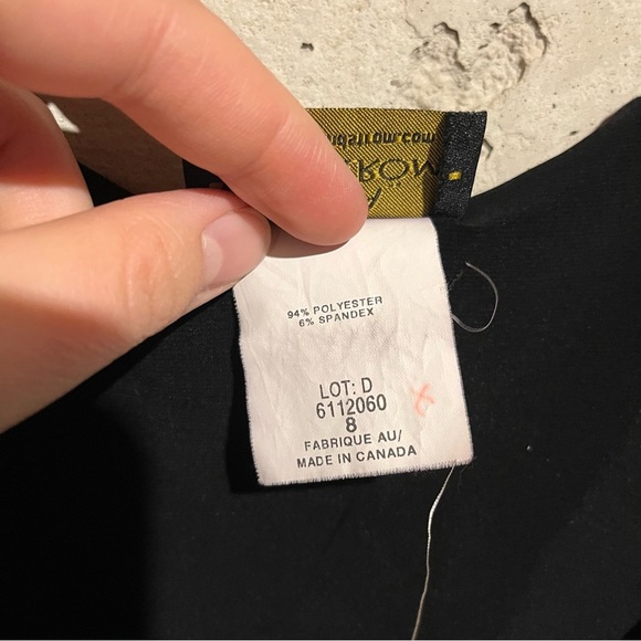 Linda Lundstrom Black Tank Top Women’s Size 8 Scoop Neck - Picture 5 of 7